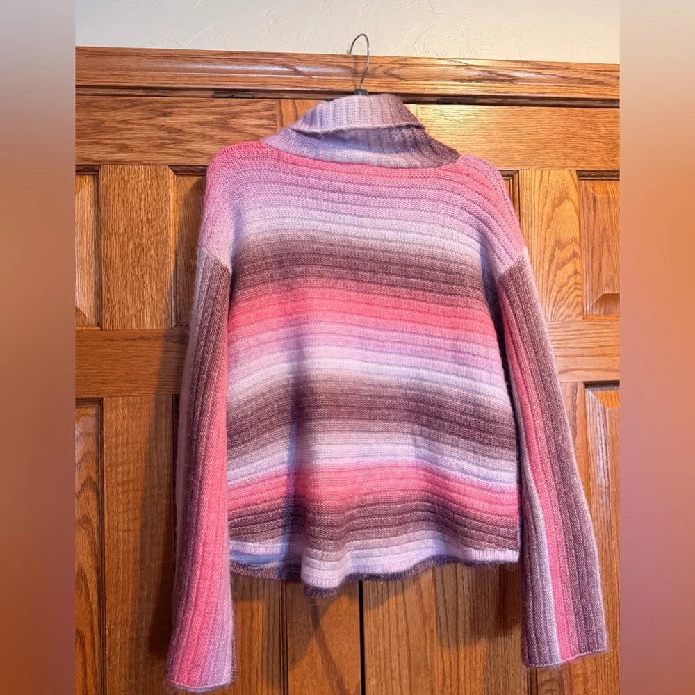 Jessica Simpson Striped Turtleneck Women's Sweater
